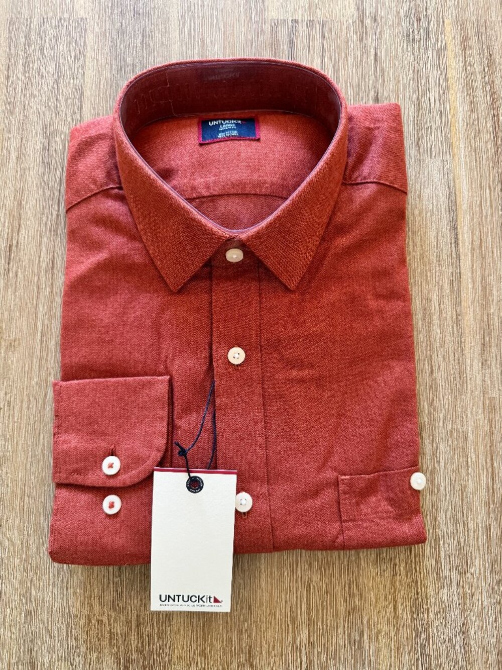 Untuckit Men's Flannel Hemsworth Shirt - Picture 2 of 10